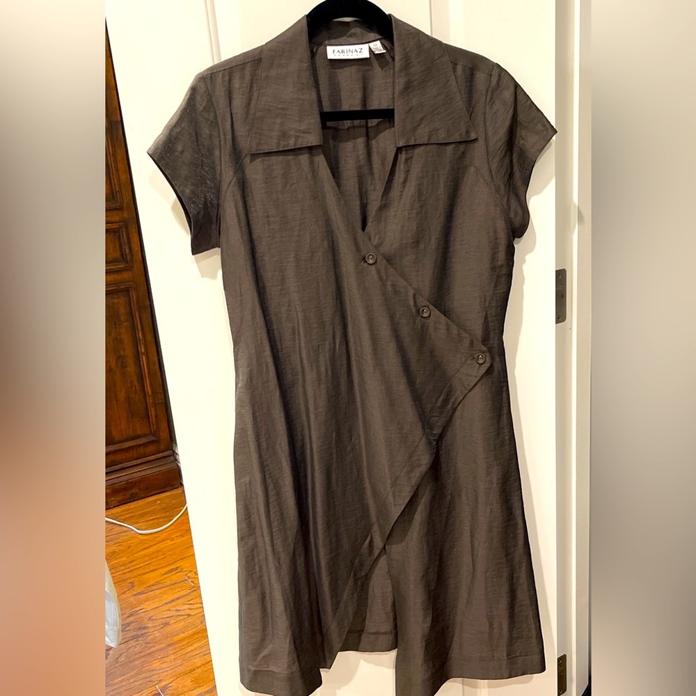 Farinaz Taghavi asymmetrical button tunic top